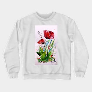 Sweet poppy III Crewneck Sweatshirt